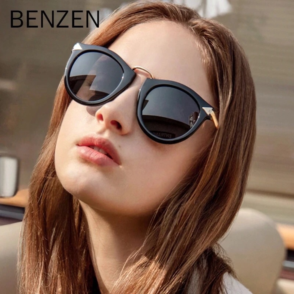 Black and Gold Sunglasses